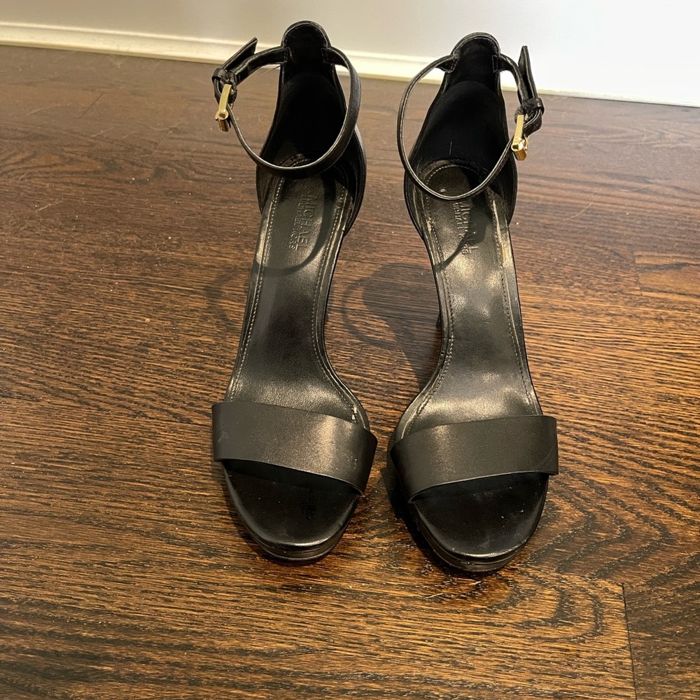 Strappy heel sandals